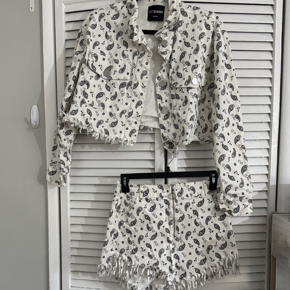 Kittenish Black and White Apparel